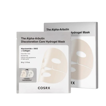 COSRX The Alpha-Arbutin Discoloration Care Hydrogel Mask 3ea
