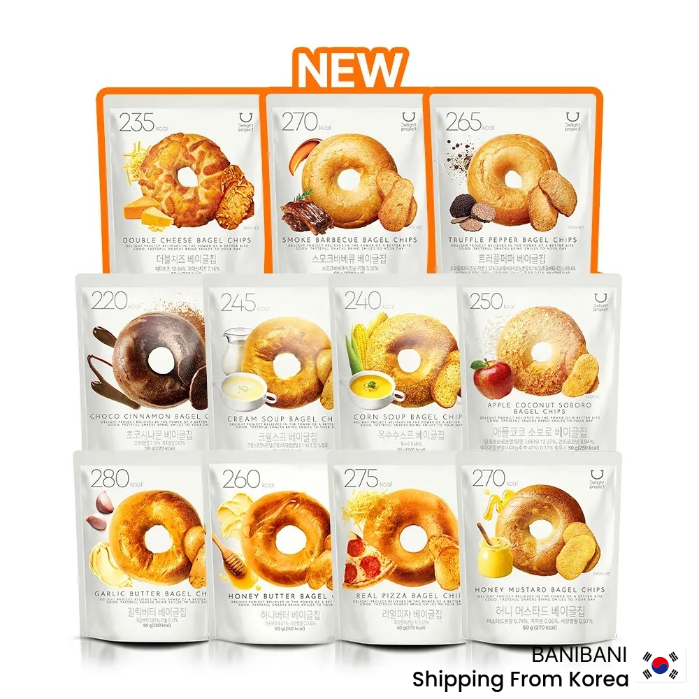 Delight Project Bagel Chips 60g ทุกรสชาติ
