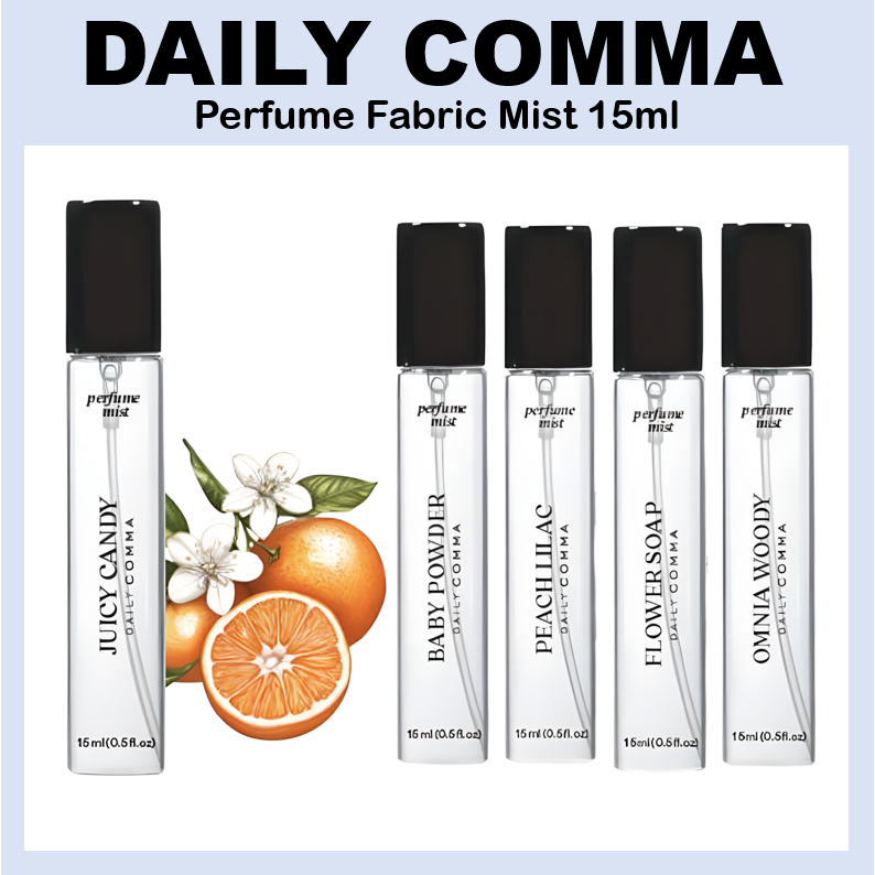 [DAILYCOMMA] น้ําหอม Fabric Mist 15ml Daily Comma
