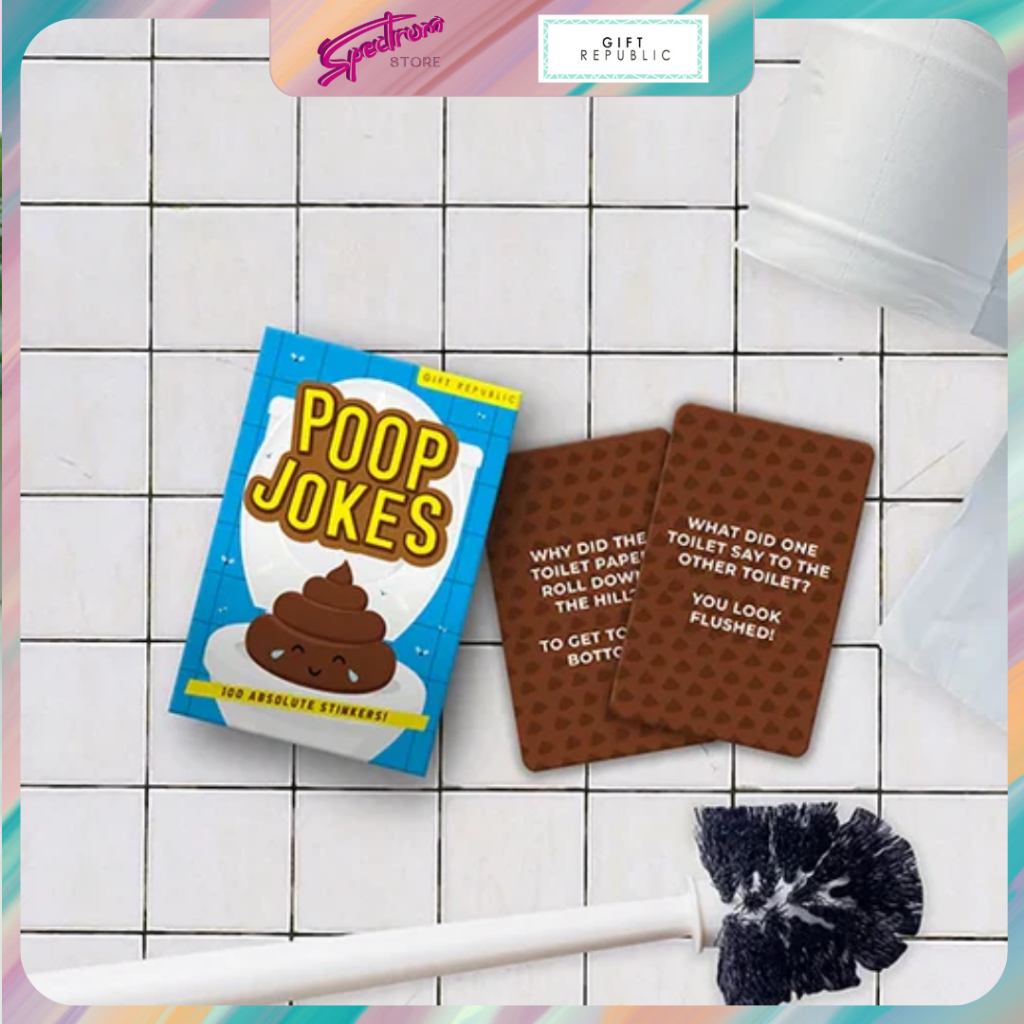 REPUBLIC Funny Poop Jokes Card Pack Poop Jokes