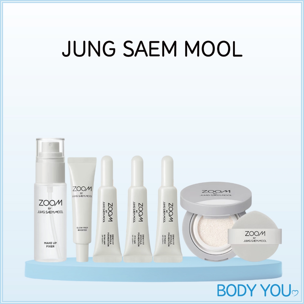 [JSM ZOOM by JUNG SAEM MOOL] Glow Up Cushion, Foundation Collection (Sebum, Foundatiom, Glow Prep Bo