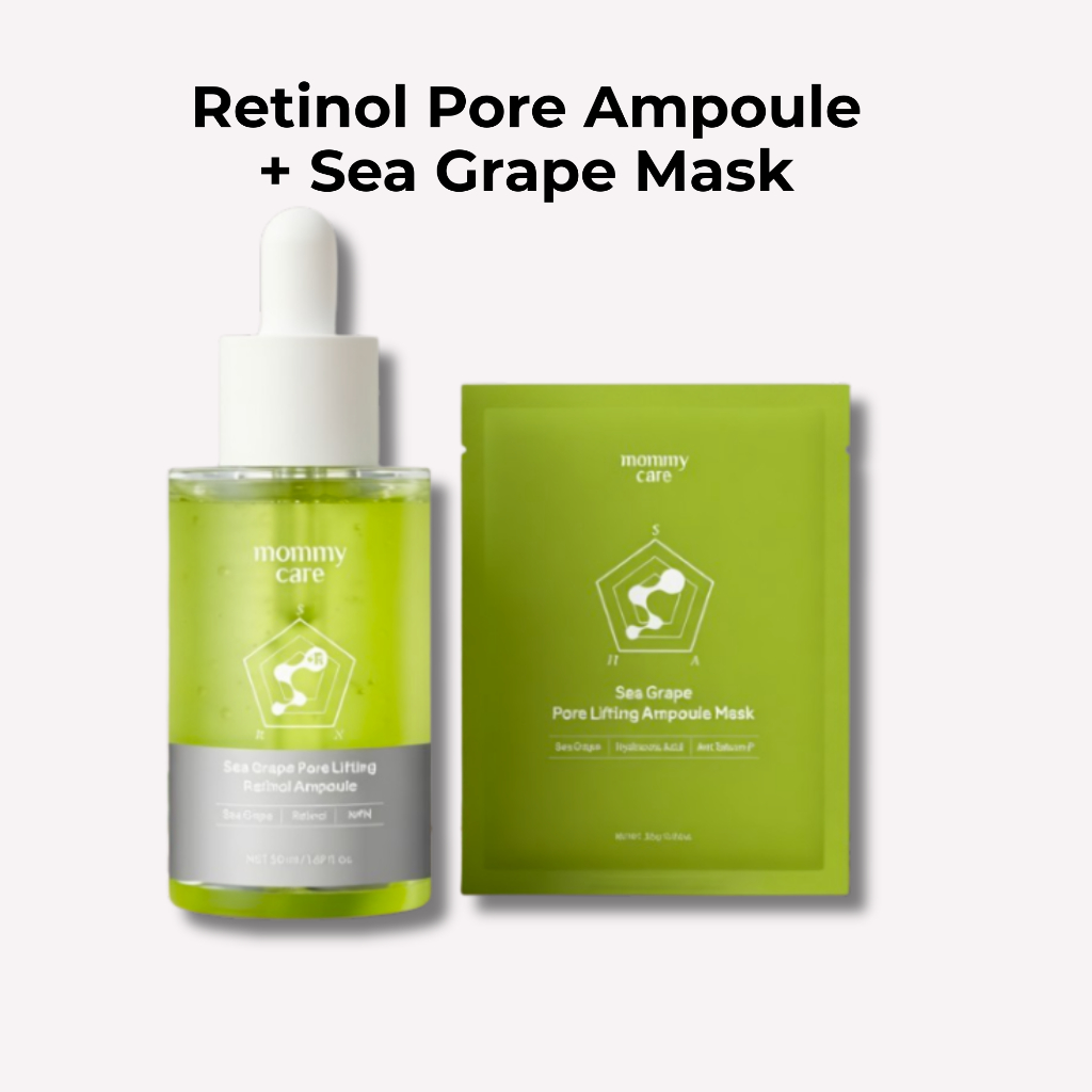[mommycare] Retinol Ampoule 50ml / Sea Grape Pore Care Serum / K-Beauty Korean Skincare (Mask Pack ร