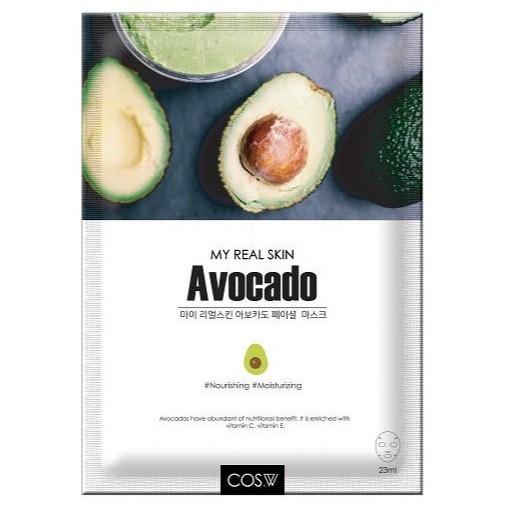 [COSW] Morning Avocado Mask Sheet 23ml Hydrating Face Mask