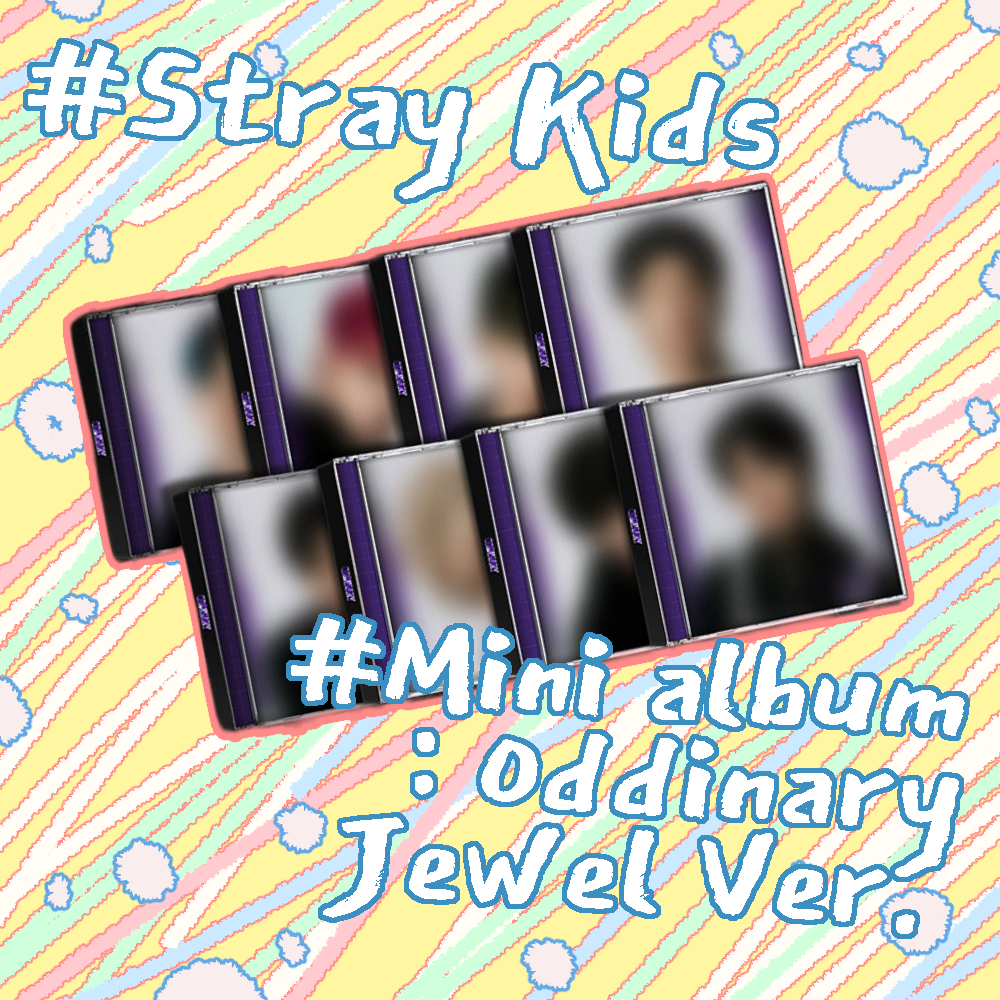 อัลบั้ม Stray Kids EP [ODINARY] JEWELcase Ver.