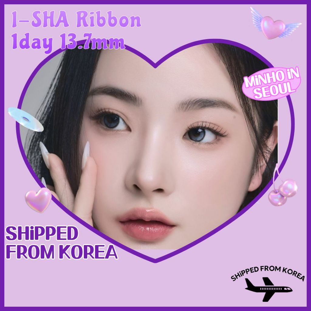 I-SHA รีบอร์น 1 วัน ROSY WOOD.SKY VEIL..ดวงจันทร์ หิน. 1กล่อง10ชิ้น 13.7มม | คอนแทคเลนส์ K-Beauty 1 
