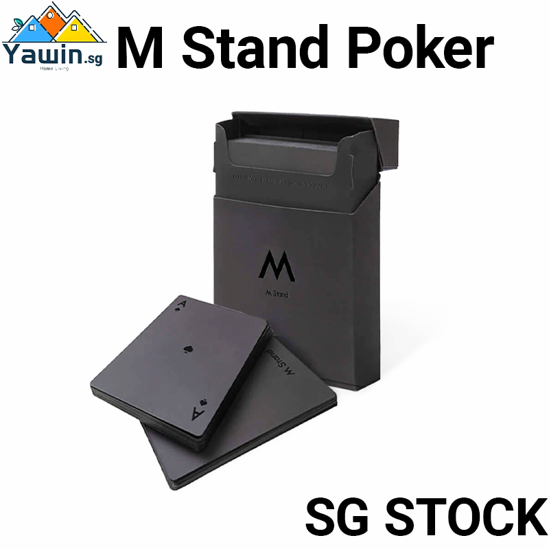 {SG} Poker Luxury Poker การ์ดสีดําเล่นไพ่คุณภาพสูงเครื่องมือวิเศษการ์ดเล่นเกมปีใหม่