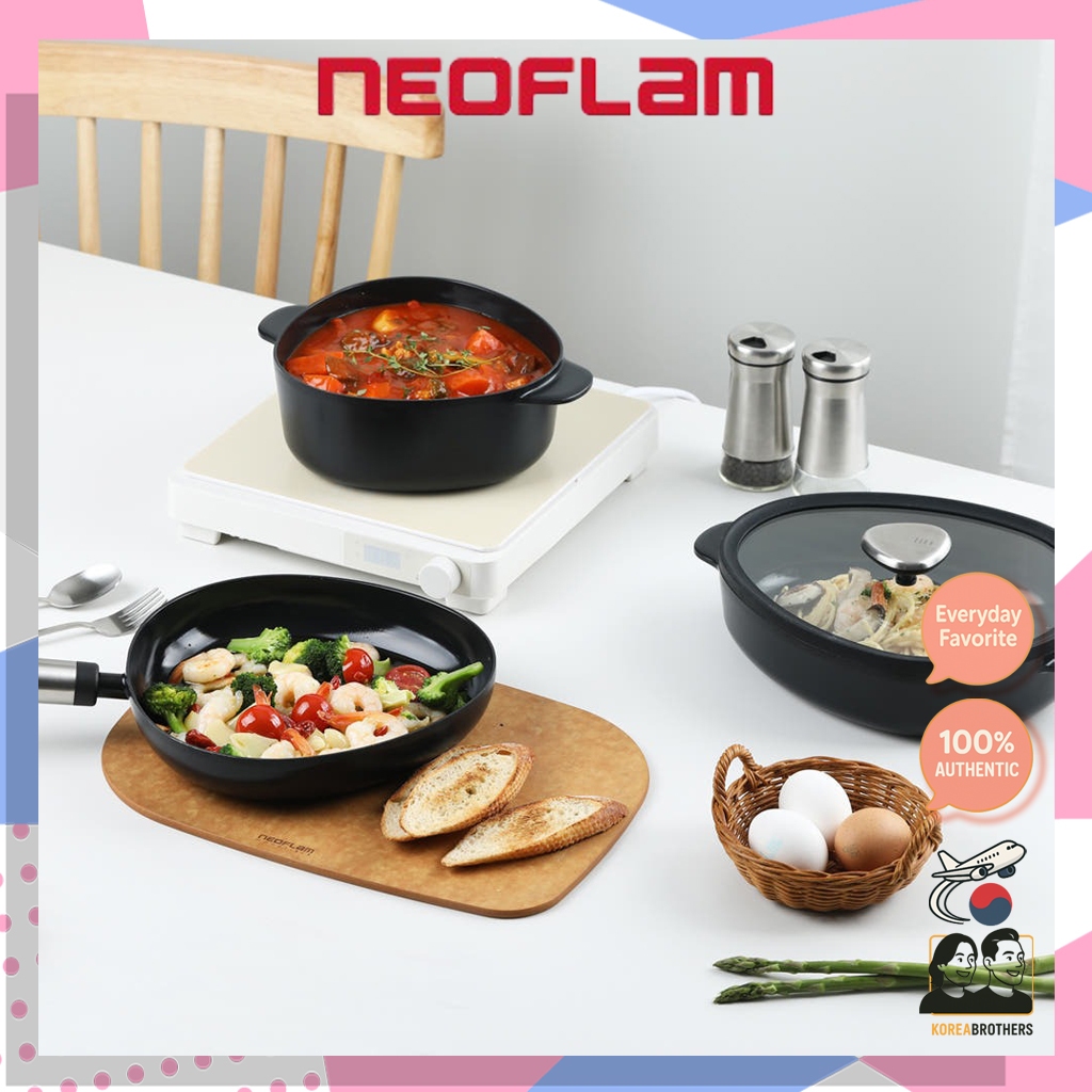 หม้อตุ๋น Neoflam Fika Apex - 20ซม. / 22ซม │ เคลือบเซรามิก Xtrema แบบไม่ติด │ ผลิตในเกาหลี
