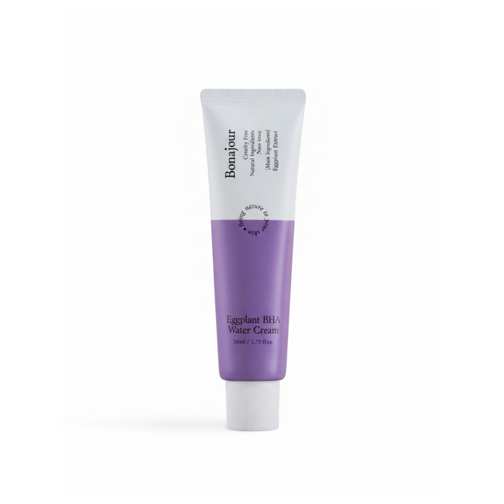 [Bonajour] Eggplant BHA Water Cream 50ml – Hydration + BHA Sebum & Texture Care
