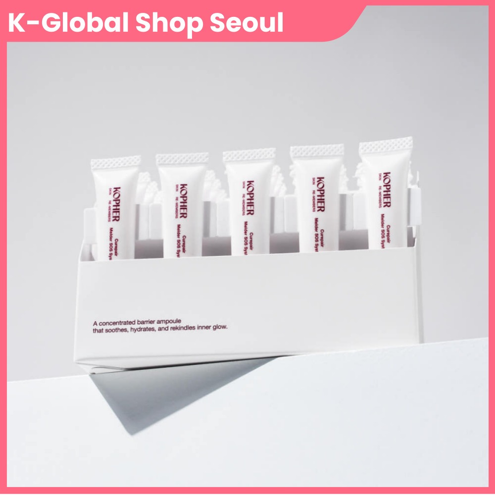 [1.5ml x 20ea] KOPHER Currepair Melder SOS System Soothing Moisturizing Glow Ampoule 30ml ผิวแพ้ง่าย