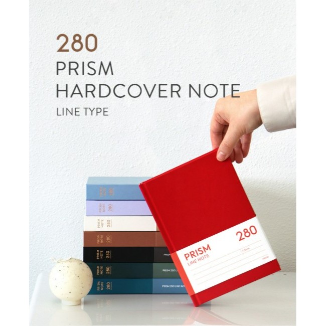 [ผลิตในเกาหลี] Indigo PRISM 280 LINE NOTE ปกแข็ง สมุดโน๊ตเส้น