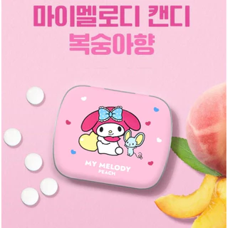 ใหม่ [Sanrio] ดีบุกลูกอมมิ้นต์ปราศจากน้ําตาล ซินนามอนโรล คุโรมิ มายเมโลดี้