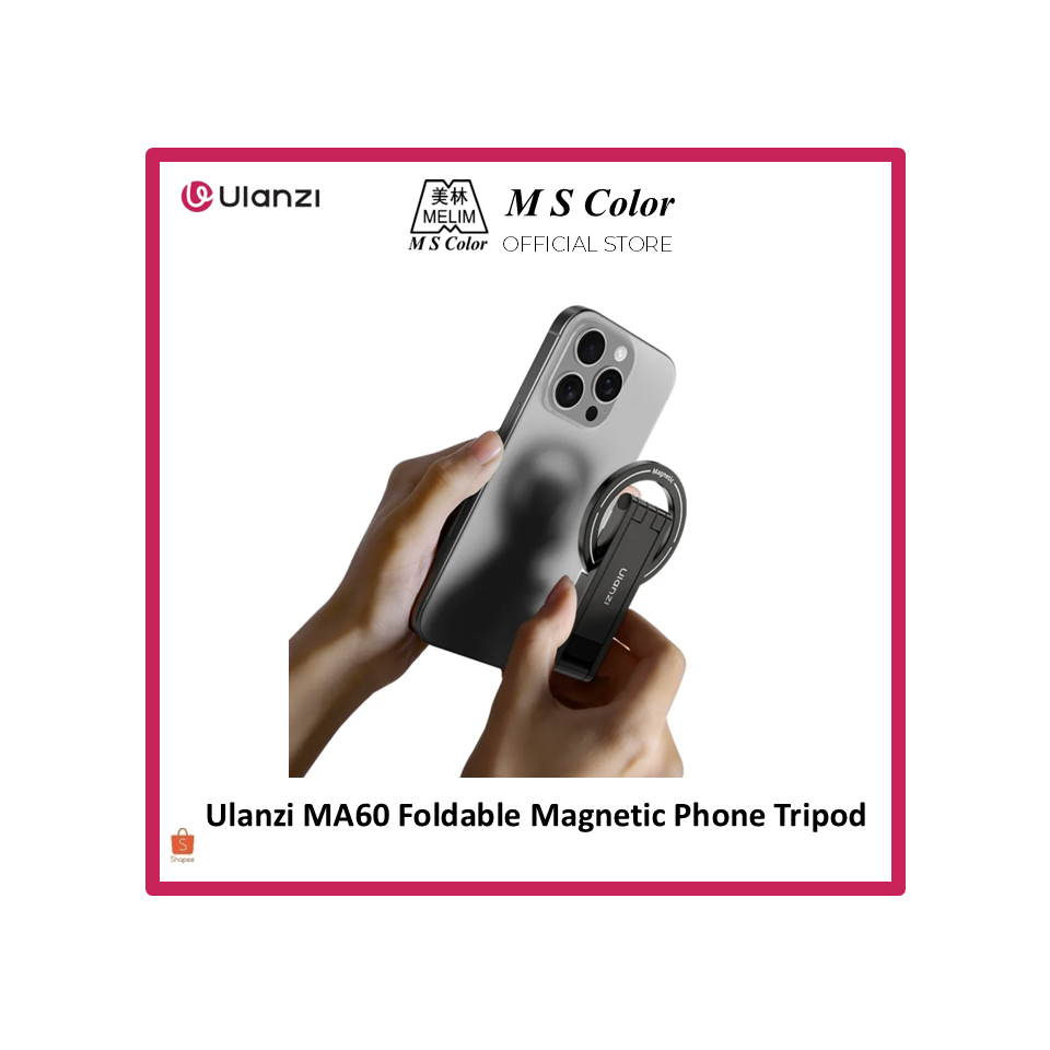 Ulanzi MA60 ขาตั้งกล้องโทรศัพท์แม่เหล็กแบบพับได้