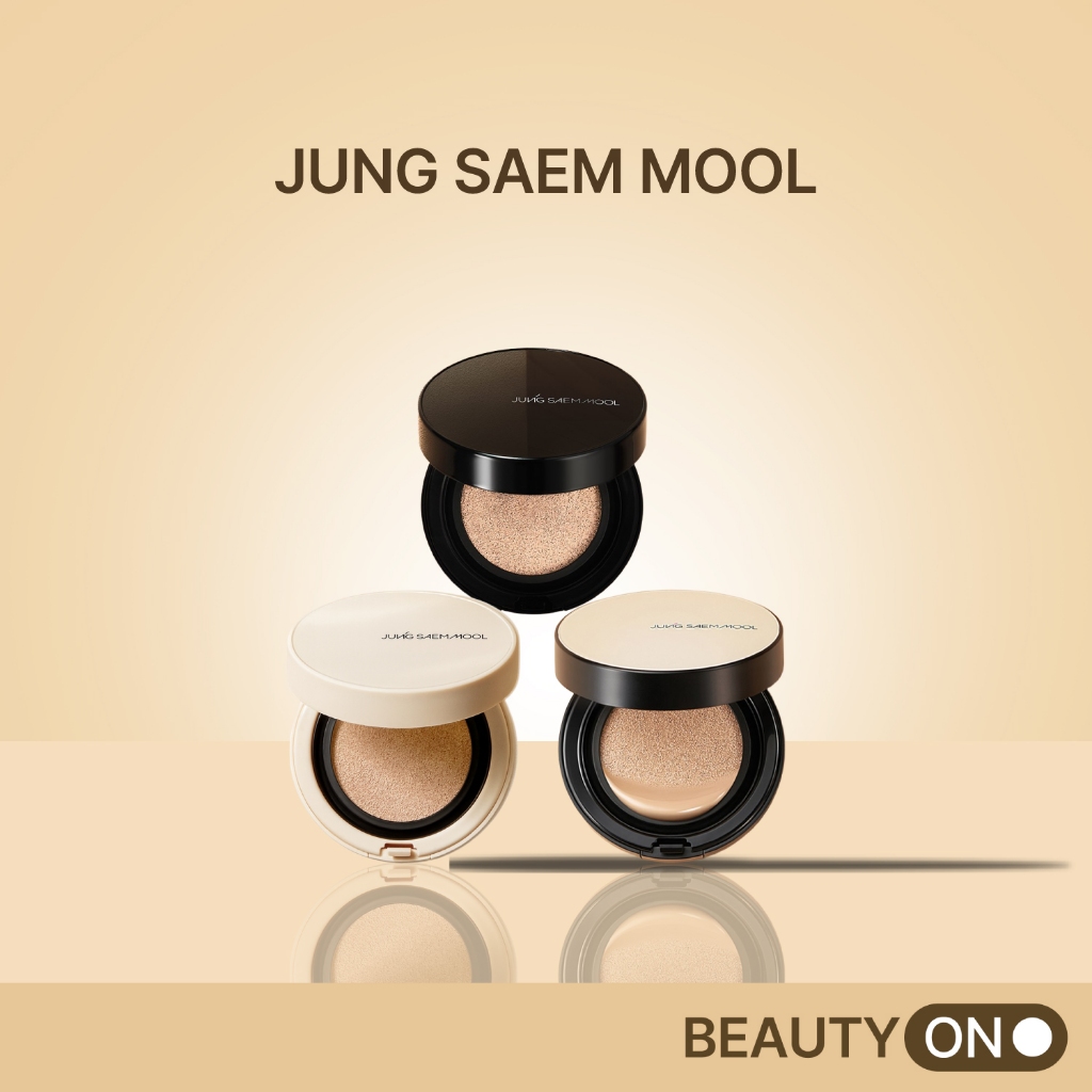 [JUNG SAEM MOOL] Essential Skin Nuder Cushion / Long Wear Cushion / Cover Layer Cushion 14g (Main Case / Refill) | Natural Glow, Long-lasting Wear, High Coverage, Korean Makeup