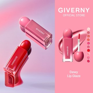 [GIVERNY OFFICIAL] Dewy Lip Glaze Korean Lip Tint Glossy Hydrating Lip Gloss 4.9g / PLUMPING, JUICY, LONG-LASTING, VIBRANT, NON-STICKY, STREAK-FREE, LIGHTWEIGHT, CHEEK,, K-BEAUTY