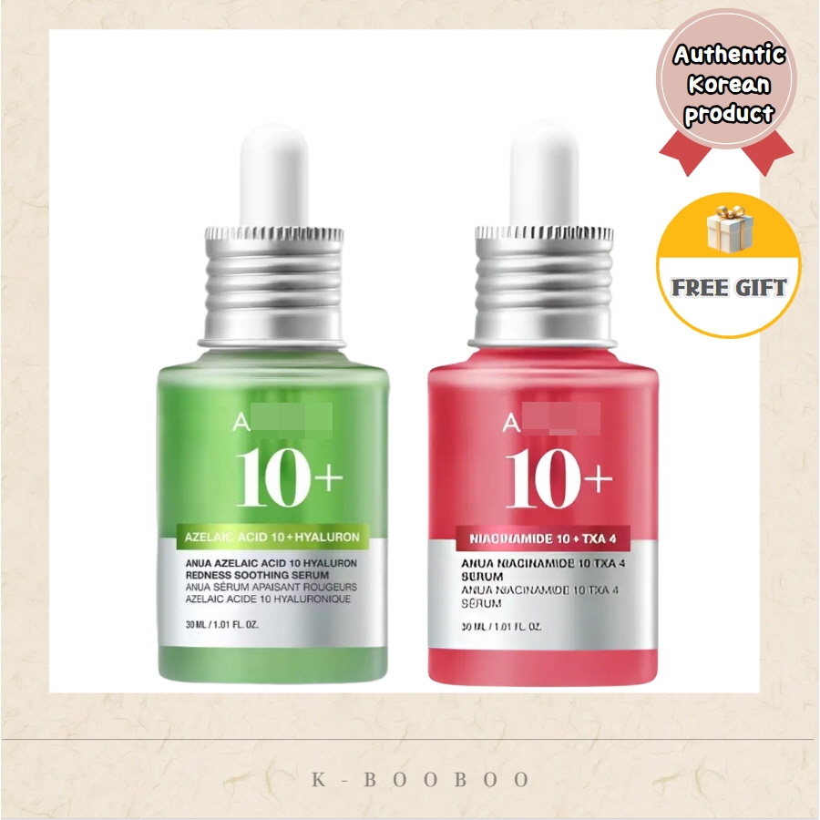 [Anua] 10+ Azela1c Redness Soothing Serum / 10+ Dark Spot Serum (30ml)