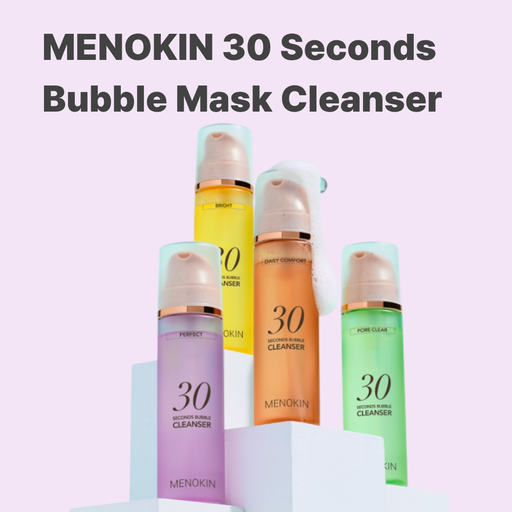 MENOKIN 30 Seconds Bubble Mask Cleanser 4 ประเภท