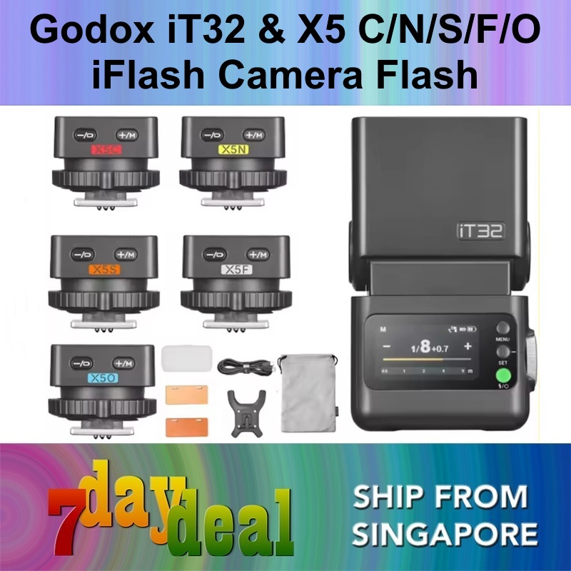 Godox iT32 & X5 iFlash Camera แฟลช + ระบบทริกเกอร์ (Canon / Fujifilm / Nikon / Olympus / Sony)