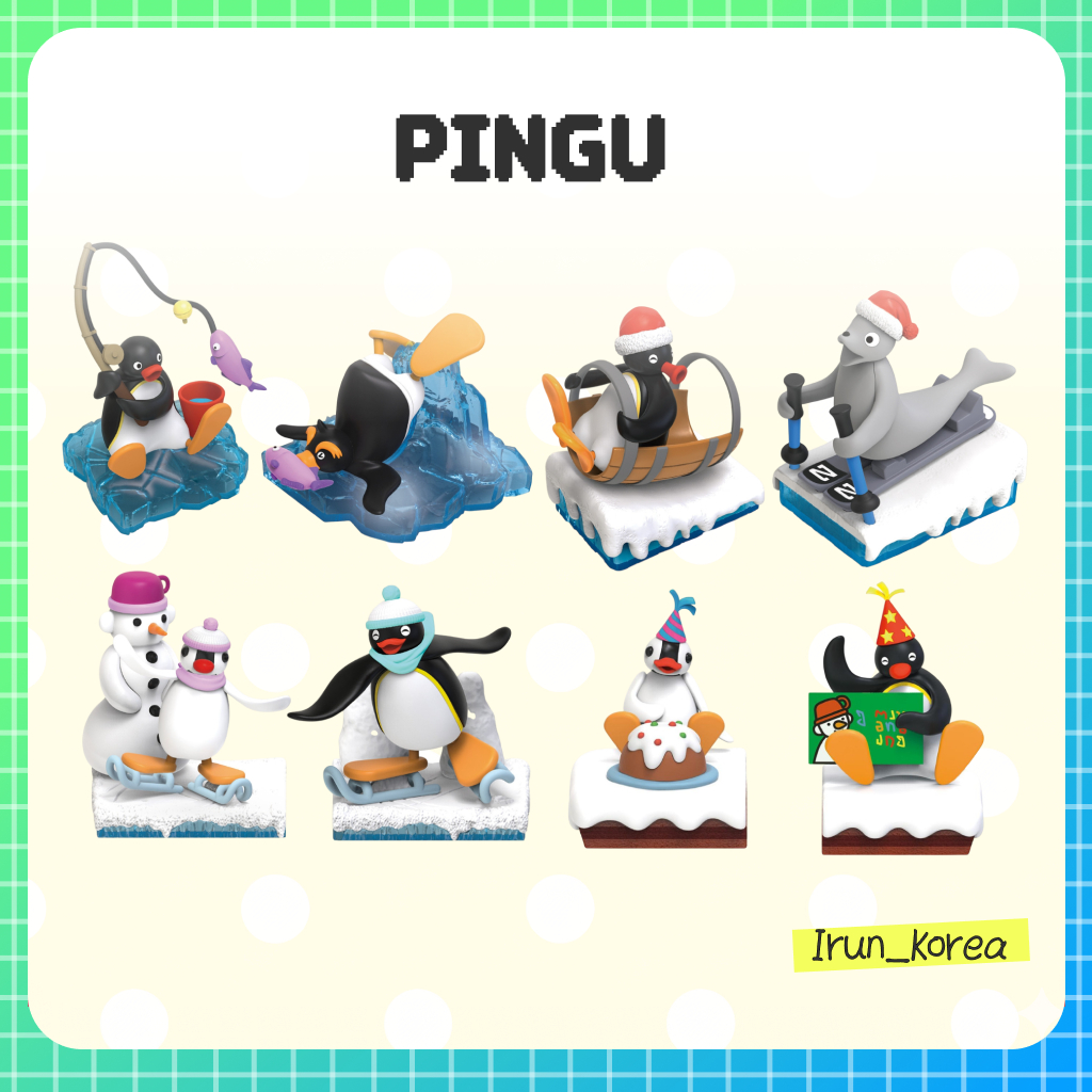 [PINGU] Random Square Real Life Figure Series – Gacha (1 สุ่มหมด 8)