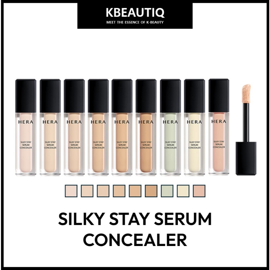 คอนซีลเลอร์เกาหลี HERA SILKY STAY SERUM CONCEALER 8g (9 เฉดสี) | Korean Concealer คอนซีลเลอร์ เครื่อ