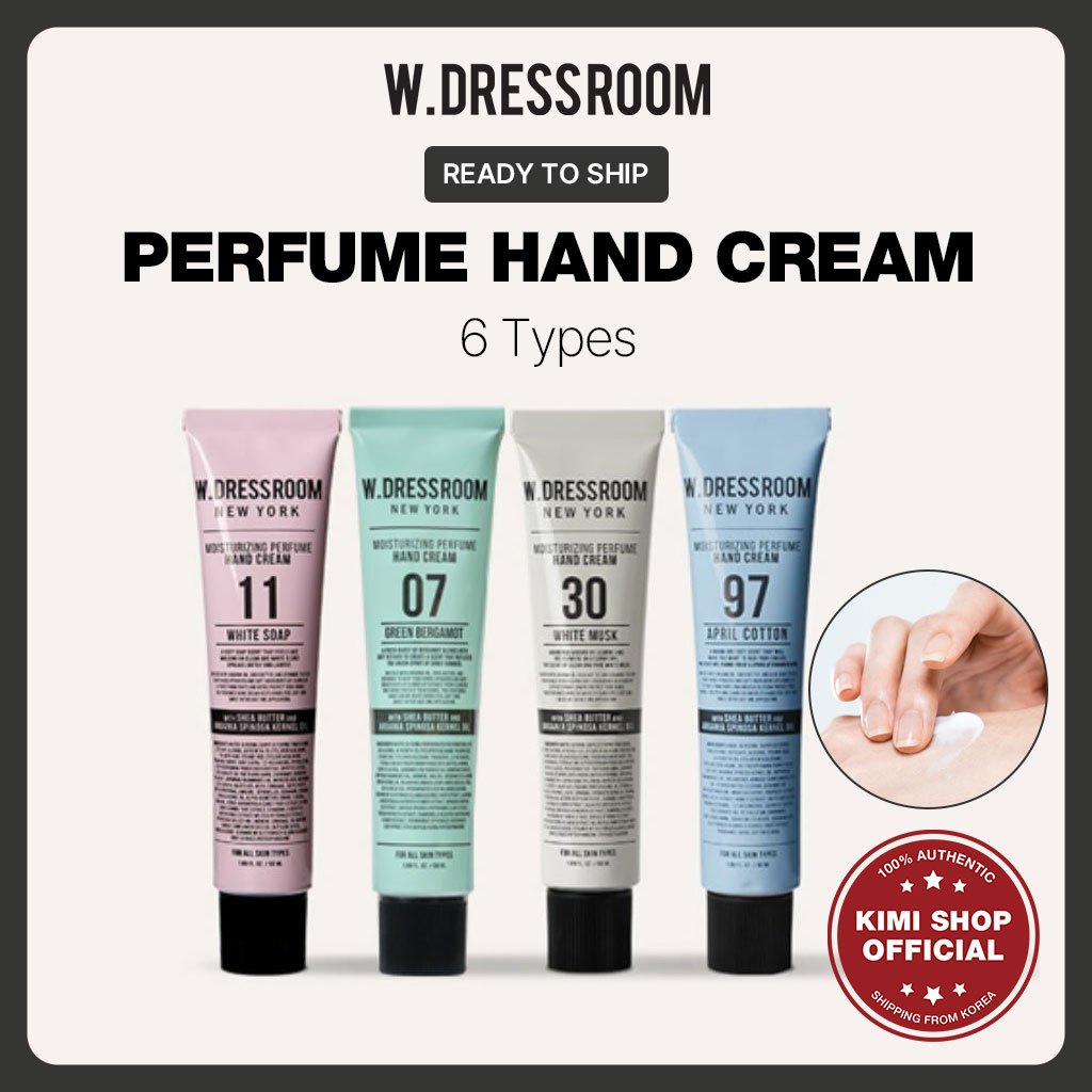 [W.Dressroom] ครีมทามือน้ําหอมให้ความชุ่มชื้น 50ml 8Types W Dressroom
