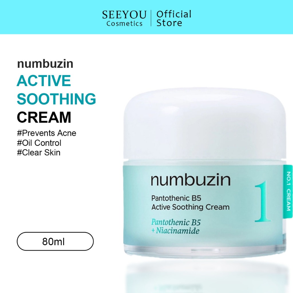 numbuzin No.1 Pantothenic B5 Active Soothing Cream 80ml