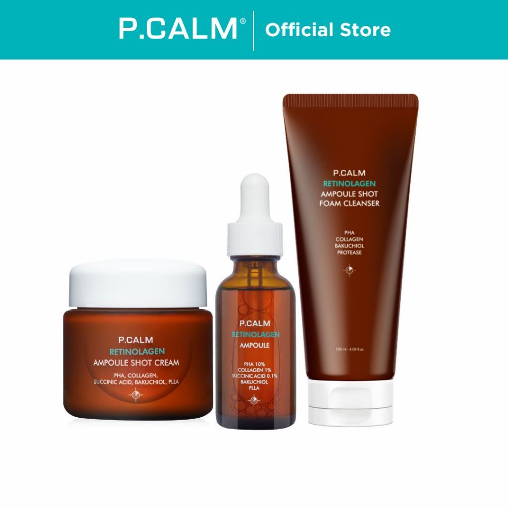 [P.CALM] Retinolagen Set เซตต่อต้านริ้วรอยแห่งวัย ผิวกระชับ คงความยืดหยุ่น