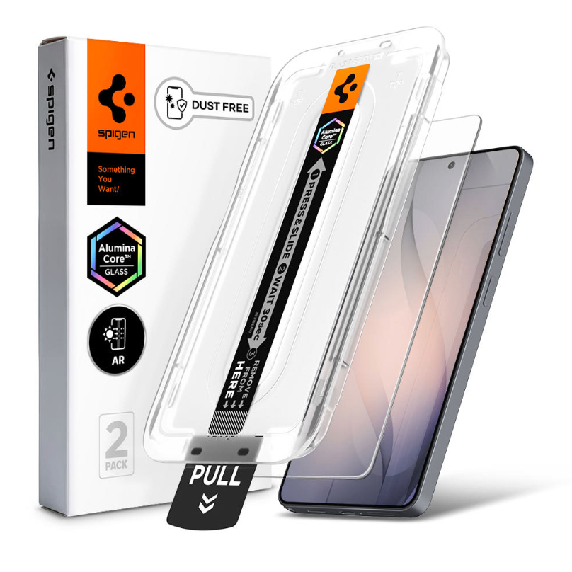 Spigen - Glas.tR ez fit AR ฟิล์มแก้ว 2 ชิ้น ชุดสําหรับ galaxy s26 series