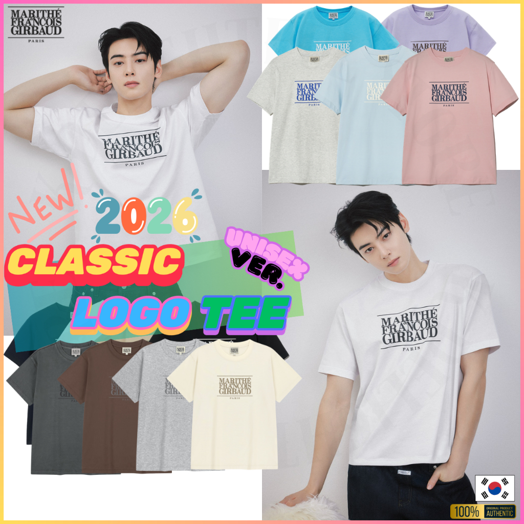 MARITHE Classic Logo Tee T Shirt 100% Authentic /Unisex item