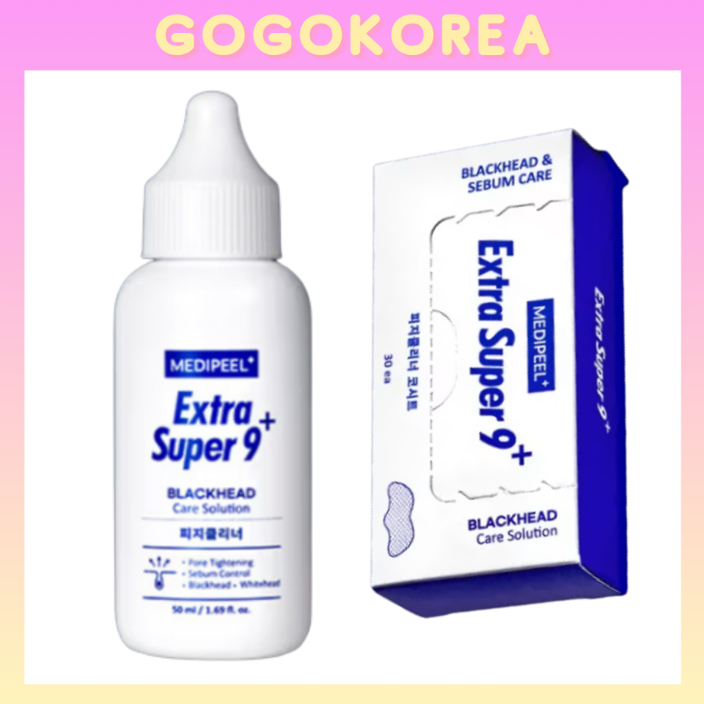 Extra Super 9 Plus 2.0 Blackhead Pore Care 50ml & Sebum Softening Nose Sheet / Nose & T-Zone Care
