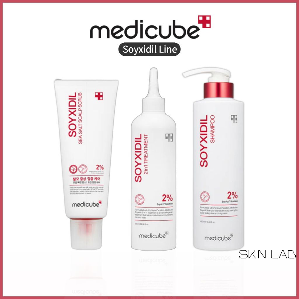 [MEDICUBE] Soyxidil Line 🌿 ลดผมร่วง บำรุงรากผม เร่งผมใหม่อย่างเป็นธรรมชาติ