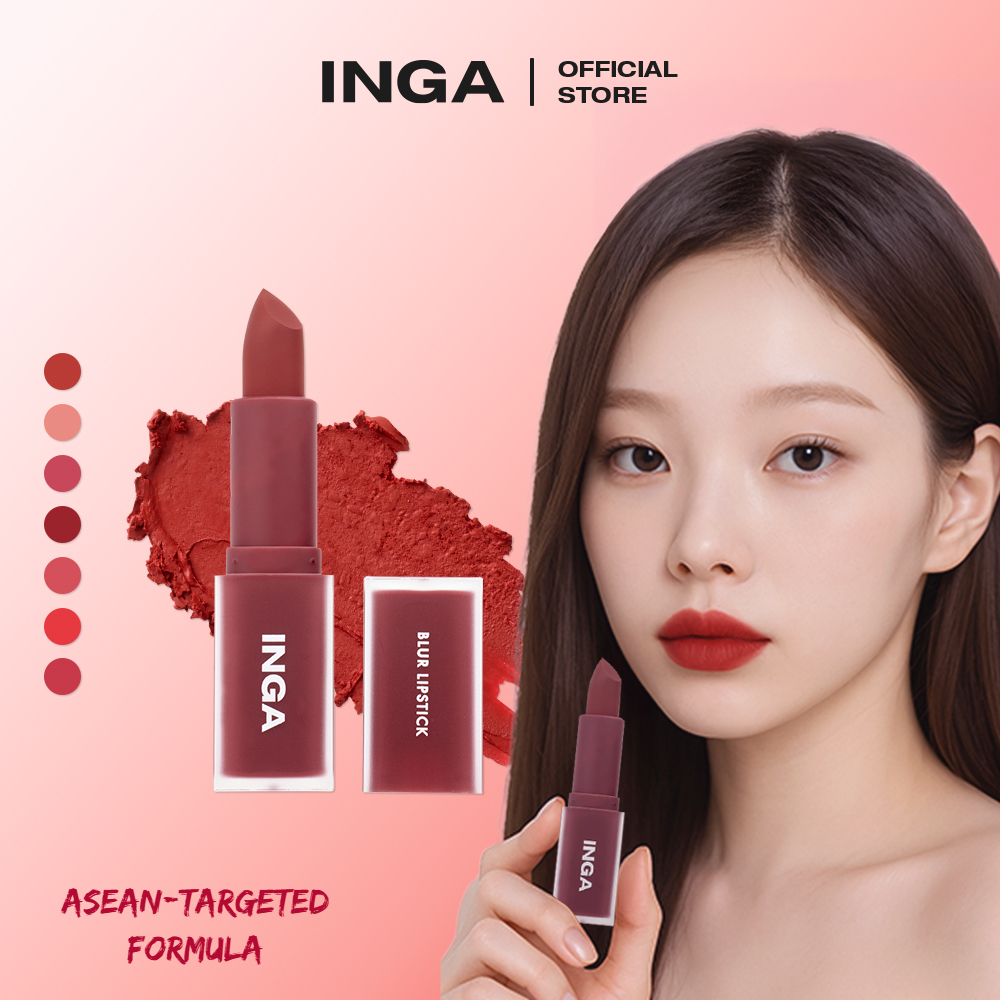 INGA Powder Blur Lipstick (Renewal 7 colors)
