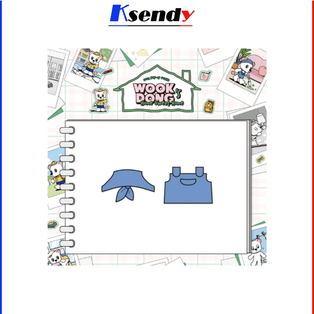 ( LEE DONG WOOK ) [ WOOKDONG'S HOME SWEET HOME ] MD 09. Costume Set C Cleaning Uniform