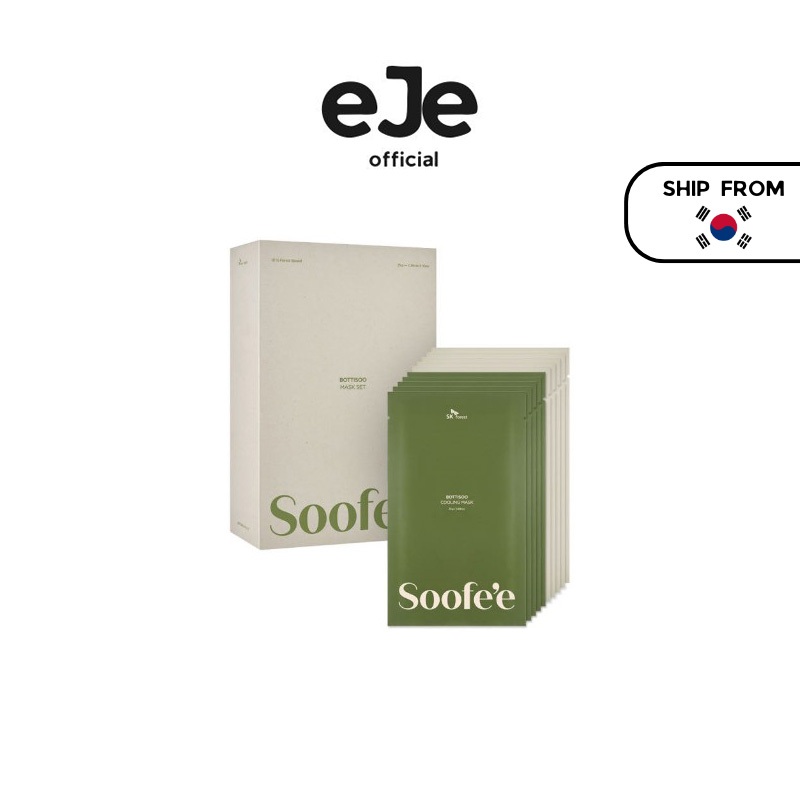 [Soofe'e] Bottisoo Mask Set 25g x 10p (Cooling x 5p , Moisture x 5p)
