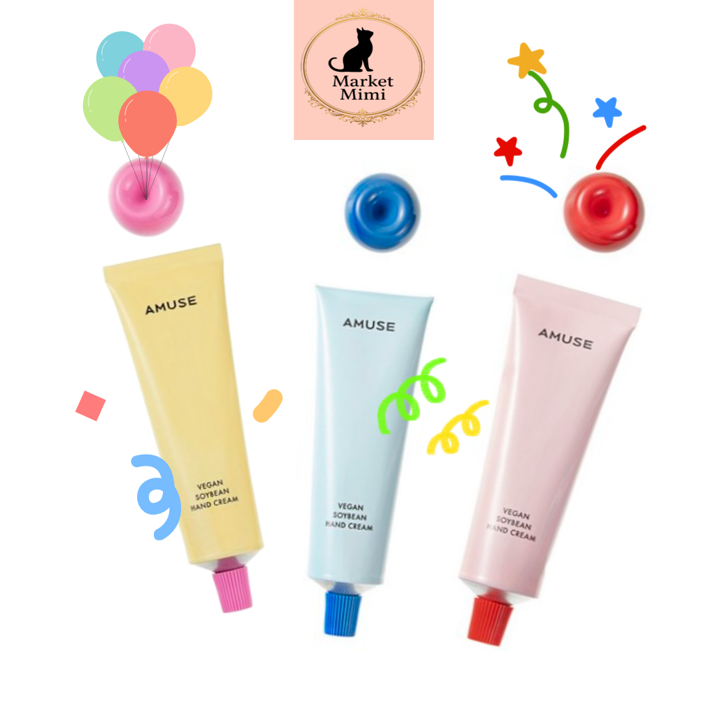 Amuse Vegan Soy Hand Cream 4 Types