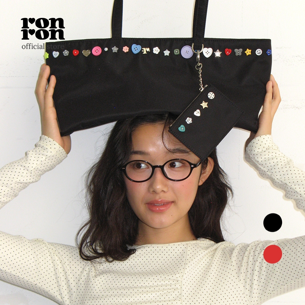 [RONRON] Multi Button Shoulder Bag / 2colors
