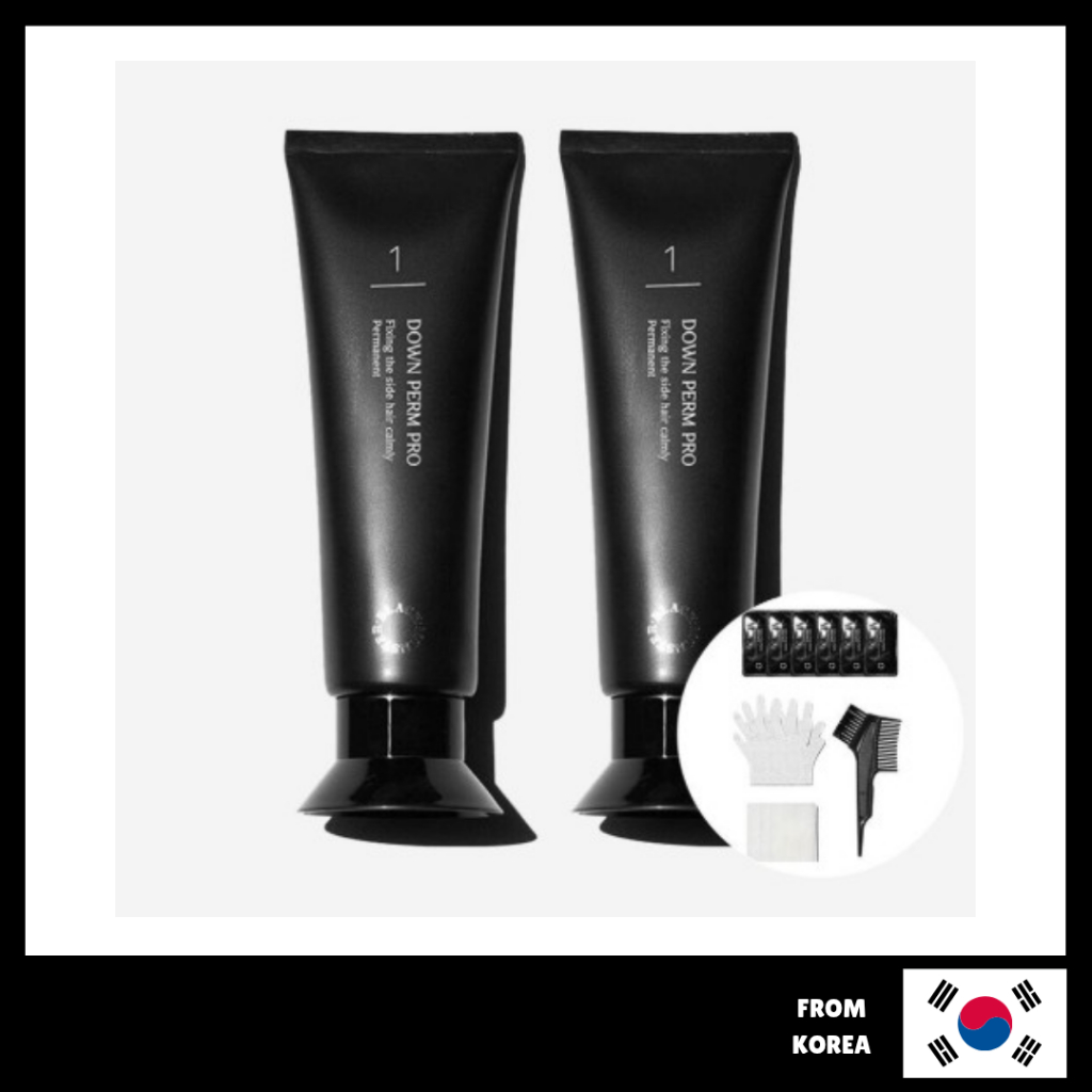 [1+1] Black Monster Mens Self Down Perm Pro Kit 120ml – จัดแต่งทรงผม & Professional Down Perm Treatm
