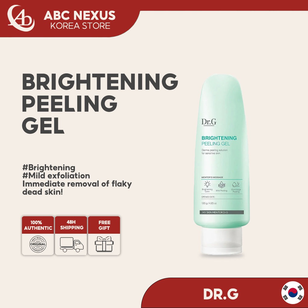 Dr.G Brightening Peeling Gel 120g Derma Peeling Solution สําหรับผิวแพ้ง่าย Brightening Care