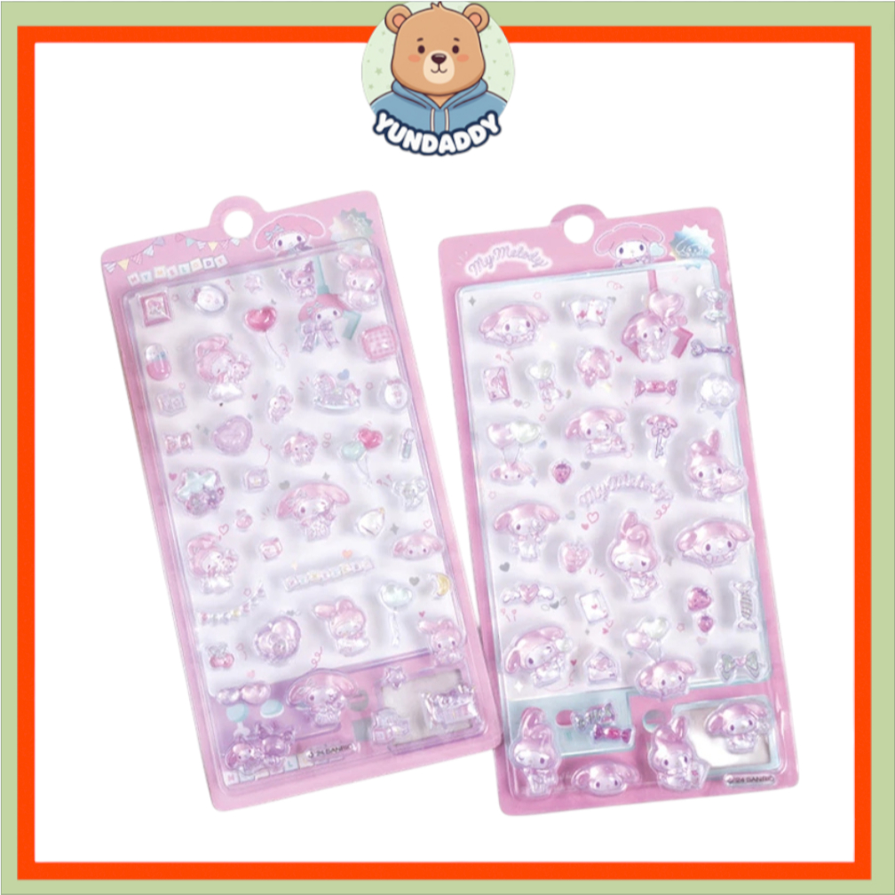 [SANRIO] My Melody 3D Puffy Sticker สติ๊กเกอร์ใบอนุญาตเกาหลี (Sweet Melody / Heart Melody)