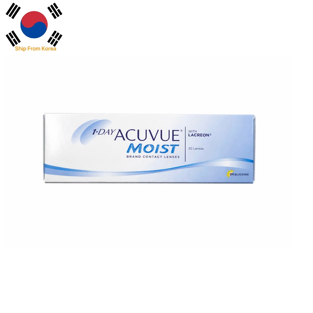 Acuvue Moist 1 Day ( BC 8.5 ) เลนส์ 30Pontacter เลนส์เกาหลีAcuvue