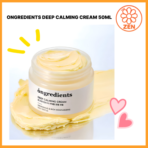 ONGREDIENTS DEEP CALMING CREAM 50ML . NOURISHING & RICH MOISTURIZING