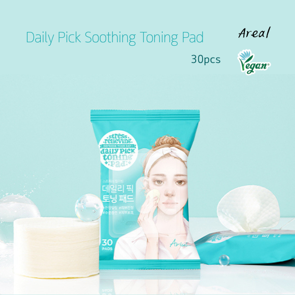 [Vegan Beauty] AriulDaily Pick Soothing Toning Pad 57g 30 ชิ้น x 1