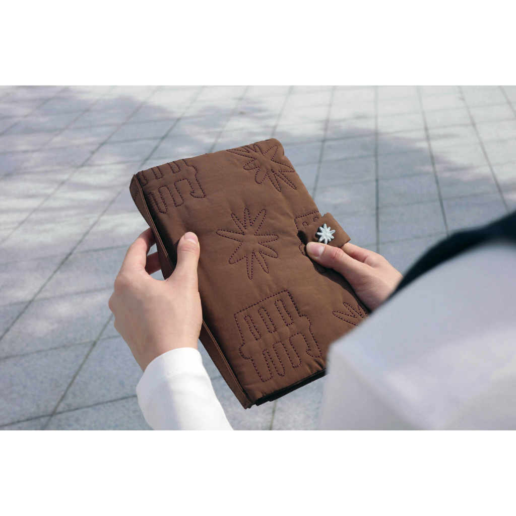 OIMU Book Cushion Hand Bag Korean Book Sleeve Pouch Soft Cotton Book Protector Carry Bag Made in Kor