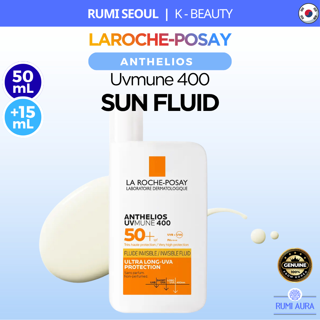 [LAROCHE-POSAY] Anthelios Sun Fluid Special Set | 50ml /15ml + Mela B3 Serum 3ml