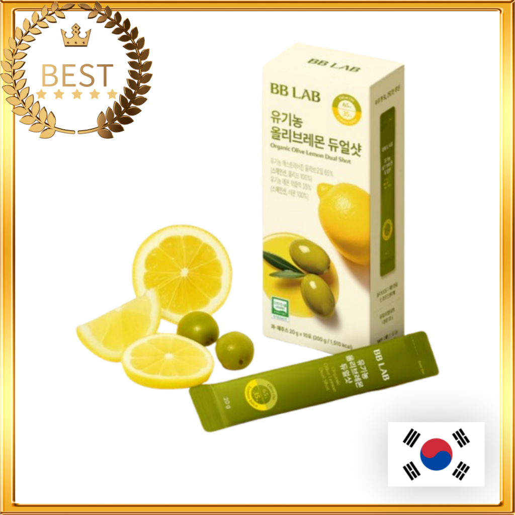 [BBLAB] Olive Lemon Dual Shot (20g10p) / Extra Virgin Olive Oil (8g×10p)