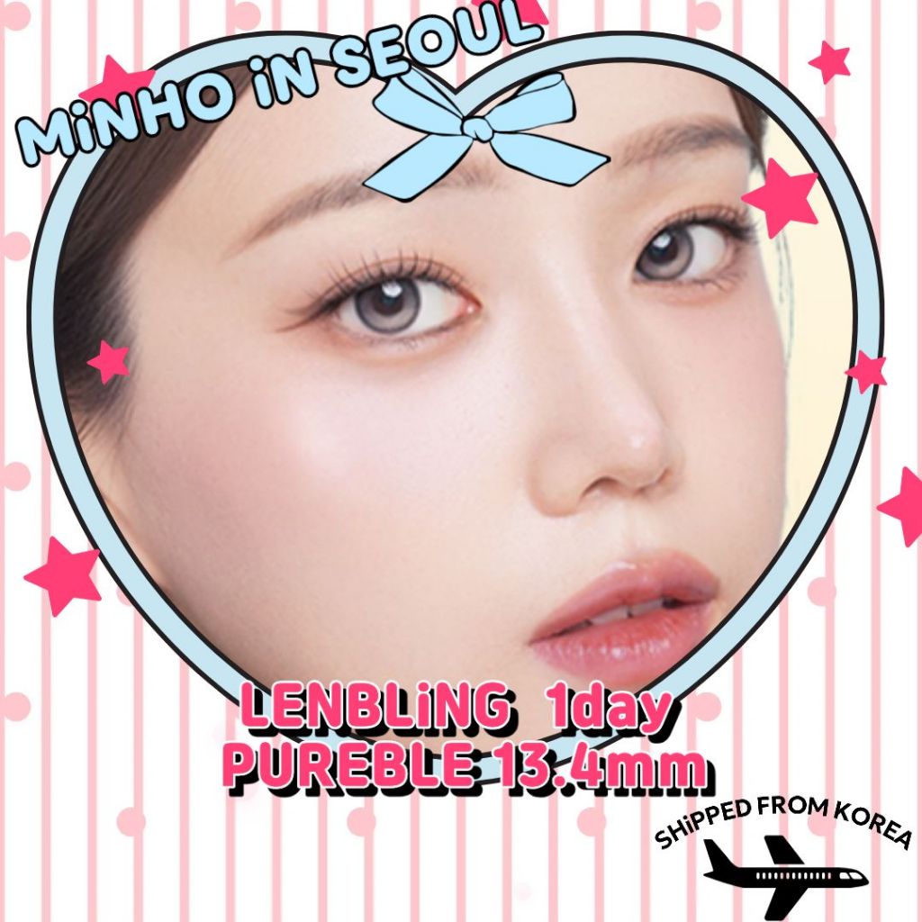 LENBLING PUREBLE 1day 3 สี คอนแทคเลนส์| G.DIA G.DIA 13.4mm (10p) K-Beauty Sunmuse เลนส์เครื่องสําอาง