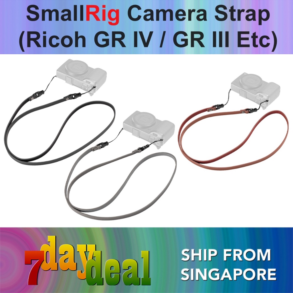 SmallRig Quick Release สายคล้องไหล่กล้องสําหรับ Ricoh GR IV / GR III Series (สีดํา 5686 / สีเทา 5685