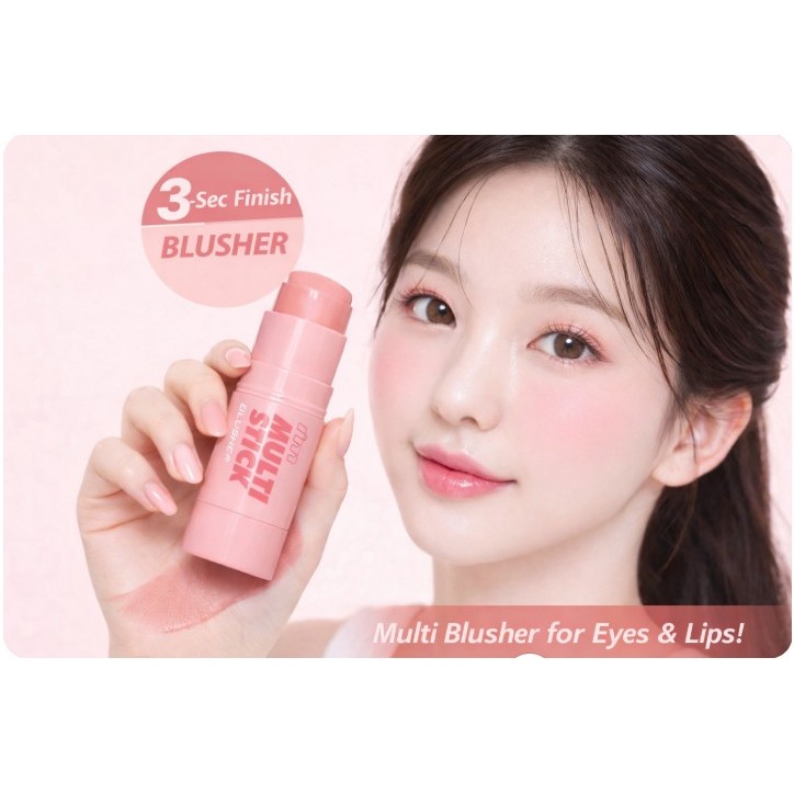 IM MEME Im Multi Stick Blusher 6.7g 004 Mellow Pink Cream Blush Eye Shadow Multi Makeup