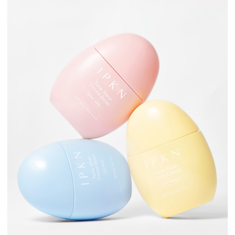 [IPKN] Tone Wear Tinted Base 40ml SPF34/50+ PA+++ PA++++ Tone Up Sunscreen Color Correcting Base