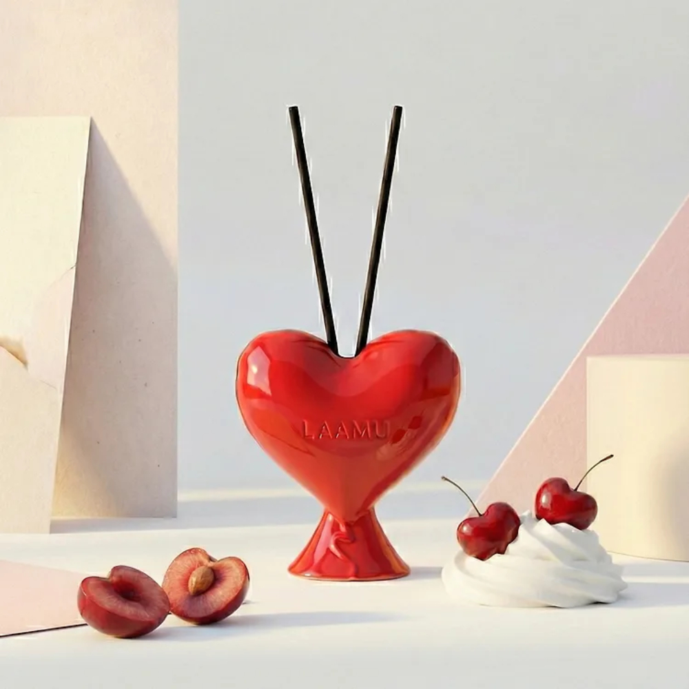 LAAMU Heart Balloon Ceramic Object Diffuser 8Scents