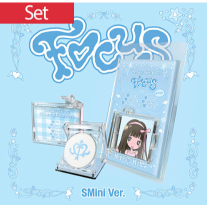 K-POP Hearts2Hearts - มินิอัลบั้มที่ 1 [FOCUS] SMini Ver. ชุดอัลบั้ม 8 อัลบั้ม